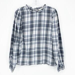 Universal Thread Long Sleeve Plaid Top Size Medium